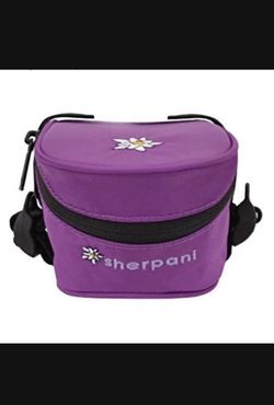 Sherpani purple flower Daisy bike seat bag/ messenger bag/ saddle bag Thumbnail