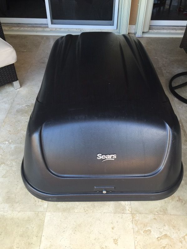 Sears XCargo Sport 20 cu, ft. Car Top Carrier. Used about 3 times. Has lock and key. for Sale