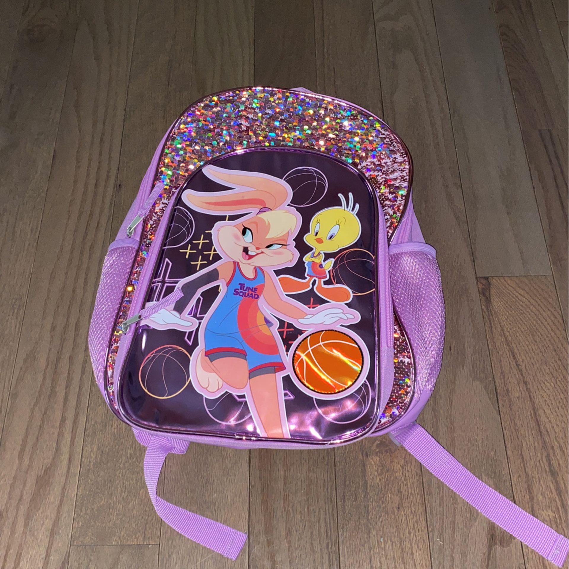 Space Jam Lola Bunny Pink Kids Backpack