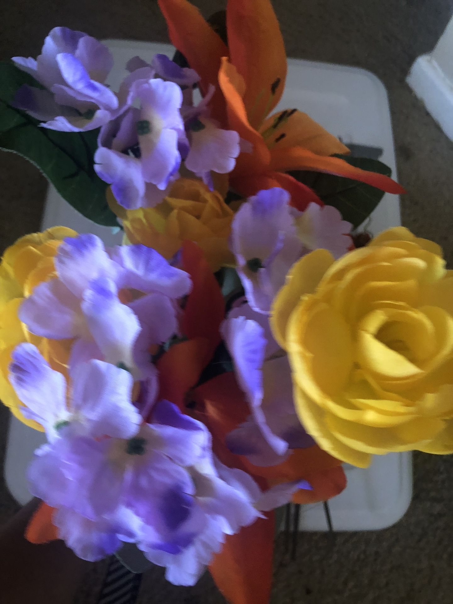 False decoration flowers