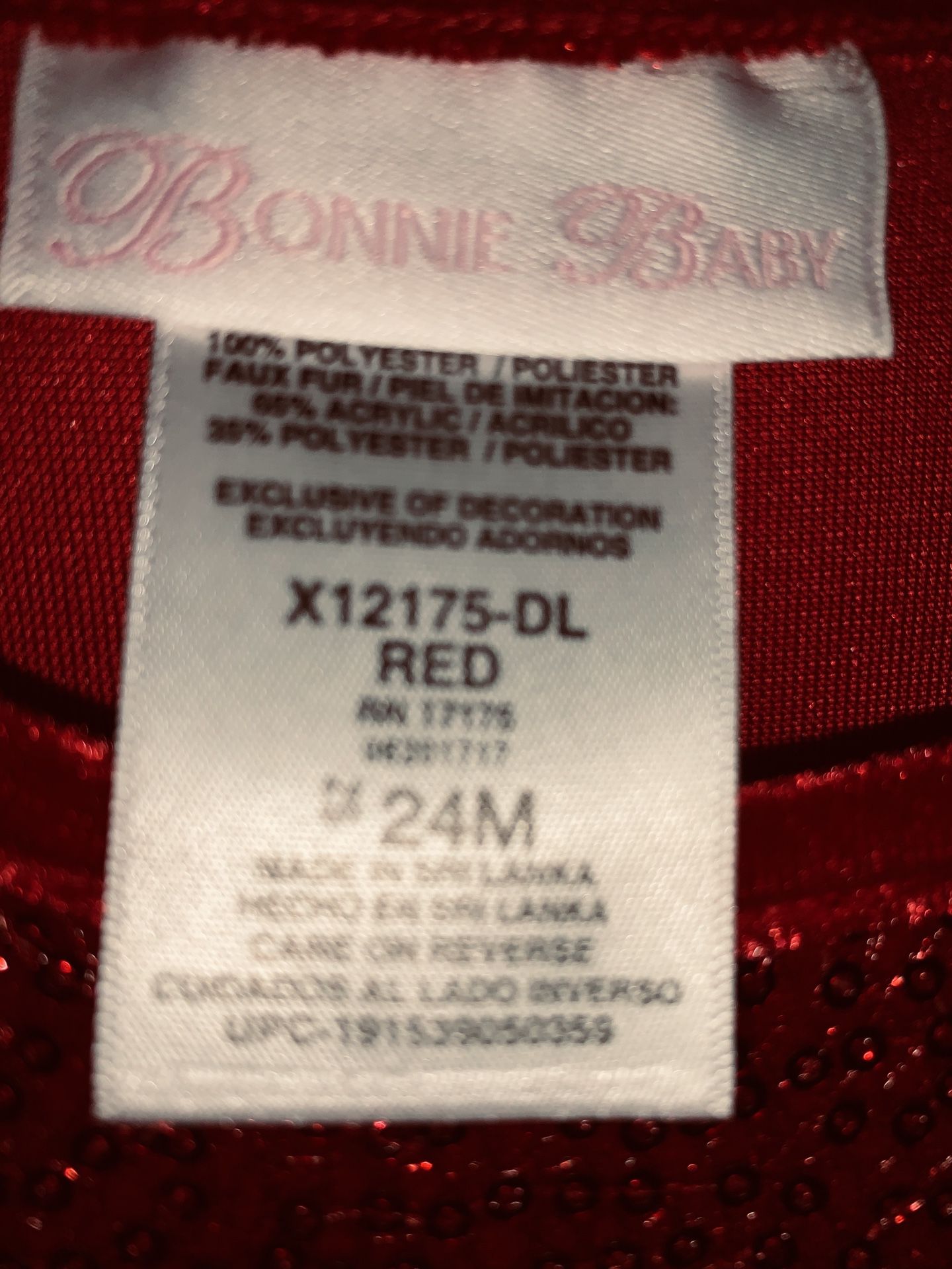 Bonnie Jean Christmas Santa Dress-24M Brand New