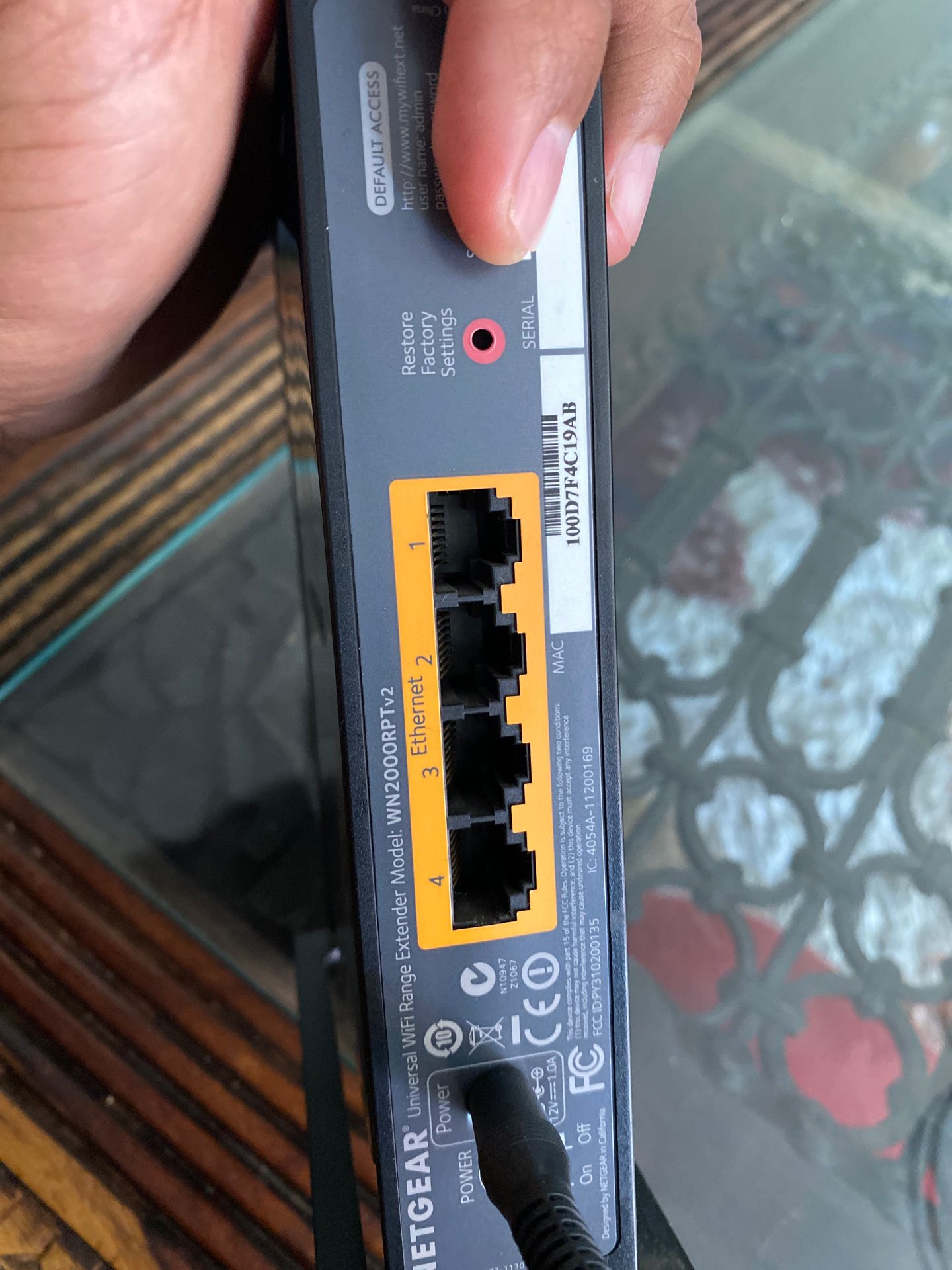 Netgear network extender