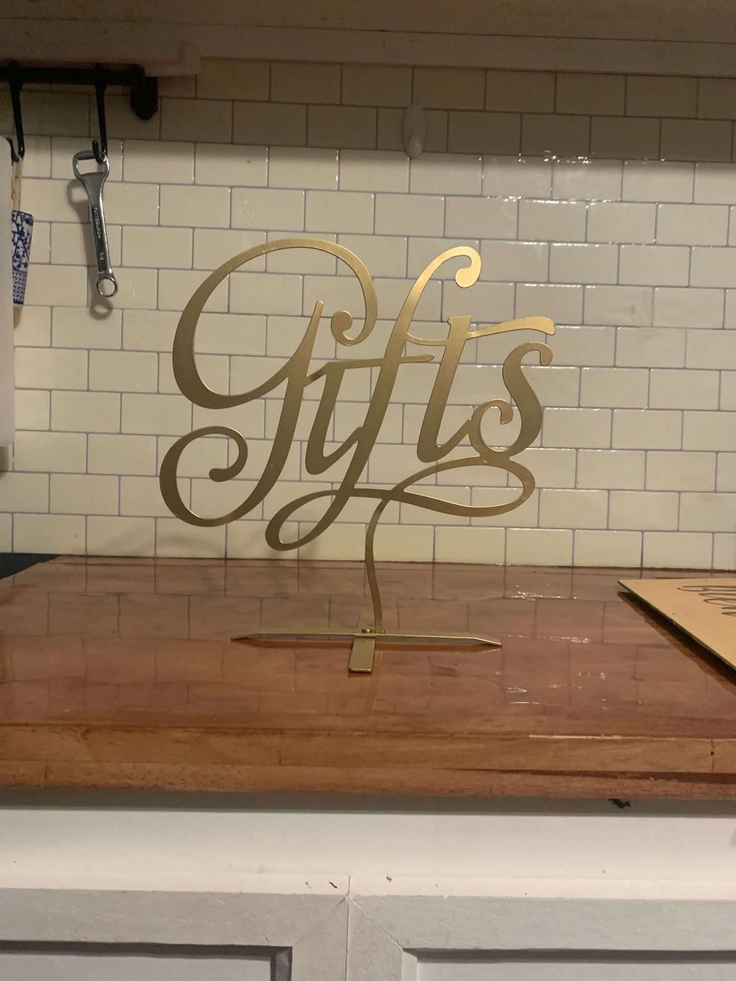 Sign For Gift Table Party Decor