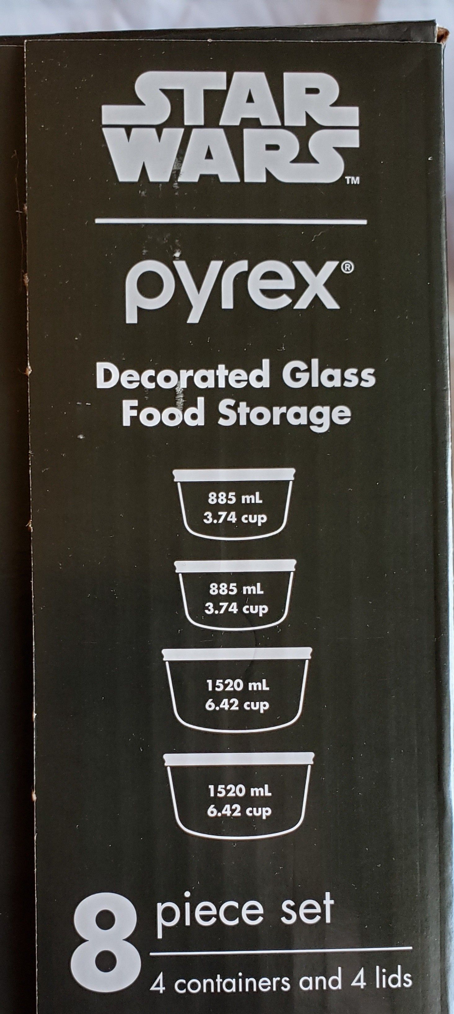 8 piece Star Wars Pyrex set