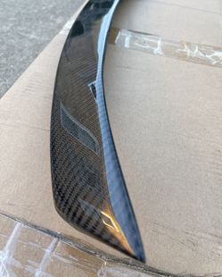 BRAND NEW Carbon Fiber Trunk Rear Spoiler Wing Lip Fit for Infiniti Q60 OBO Thumbnail