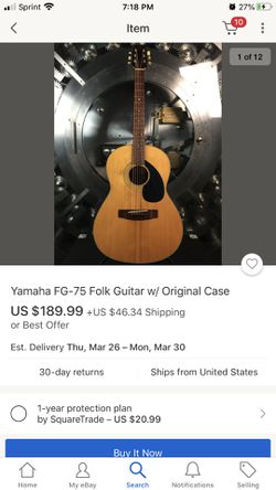 Yamaha guitar Thumbnail