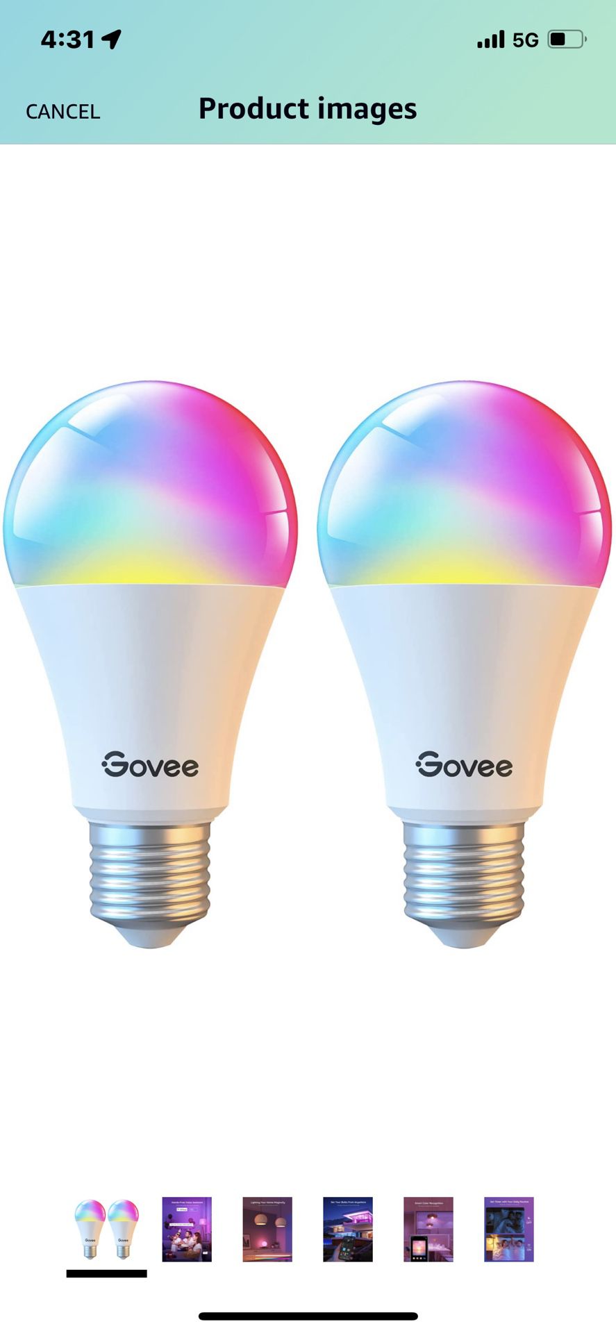 Govee Wifi LED Bulbs 2 Pk