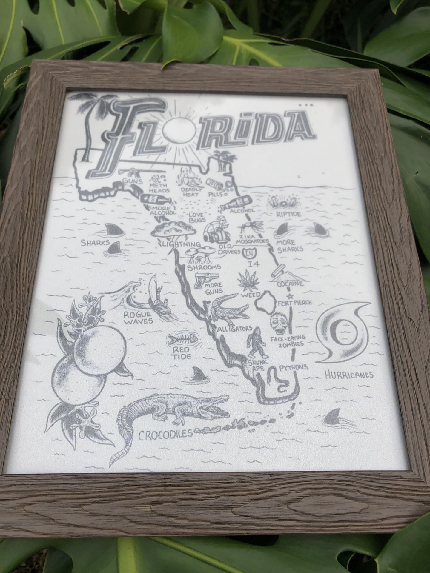 The Real Florida - Fort Pierce - 8x10 Framed Art Decor