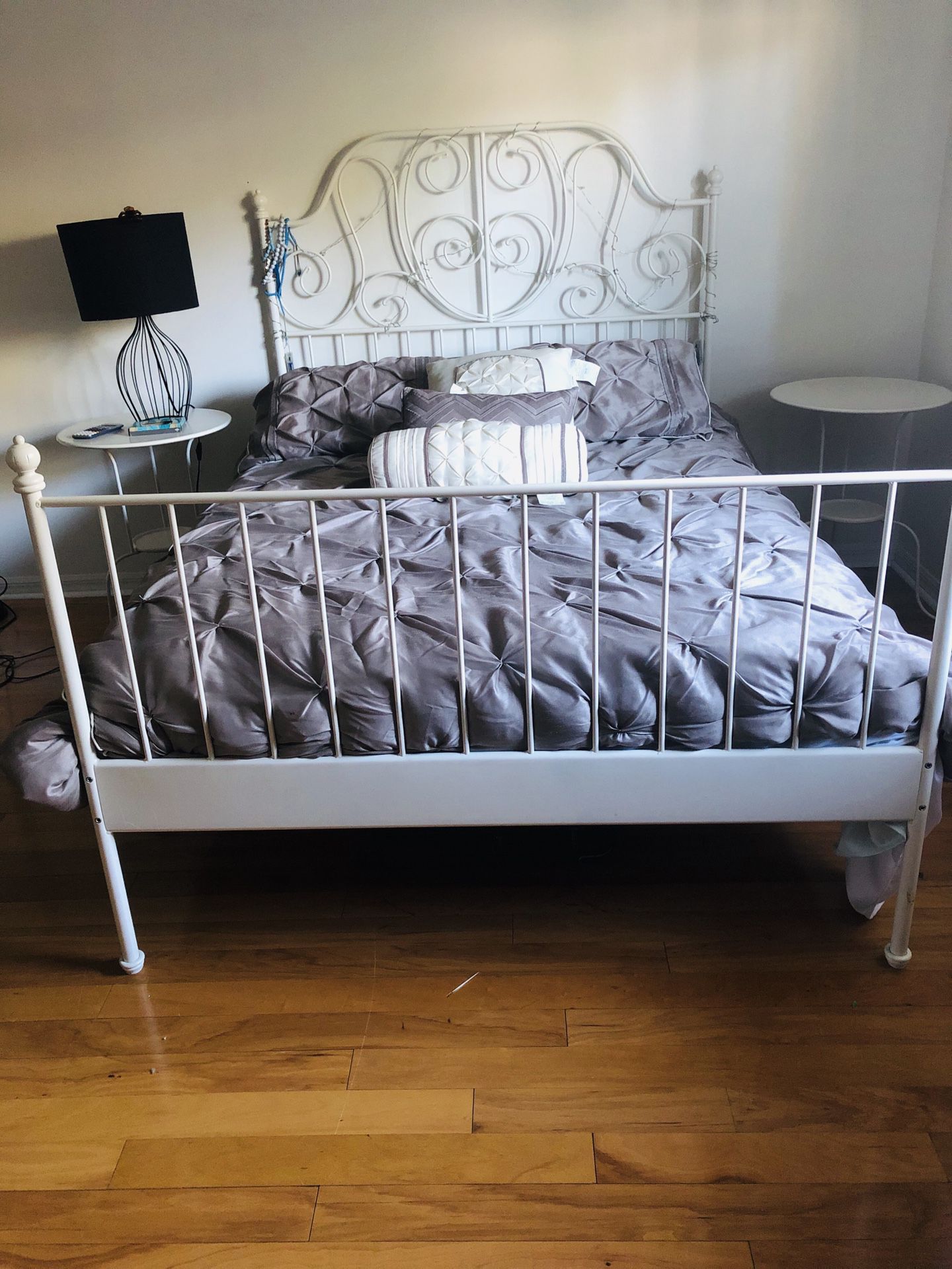 Ikea Leirvik Bed Frame For In, Ikea Silver Bed Frame