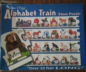 Guc Melissa Doug Alphabet Train Floor Puzzle For Sale In Fort Worth Tx Offerup