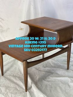 Vintage Mid Century Modern Table Stand Seattle  Thumbnail