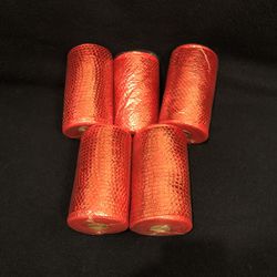 Red Deco Mesh Ribbon - 5 Rolls Thumbnail