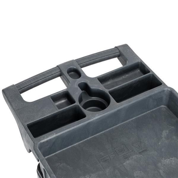 Oshion SC253-S3 Small Three-Layer Plastic Trolley