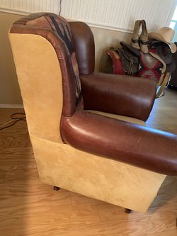 Chair & Matching Footstool  Thumbnail