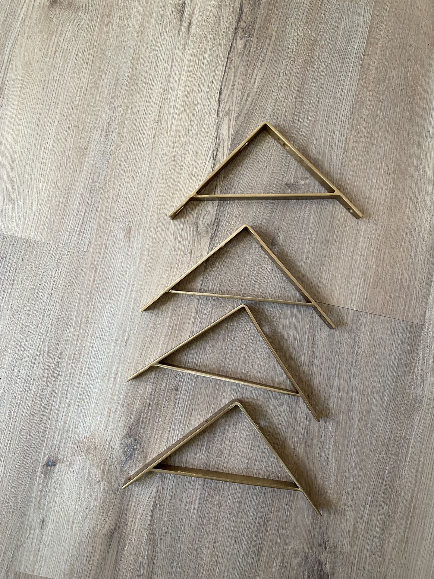World Market Gold Metal Shelf Brackets