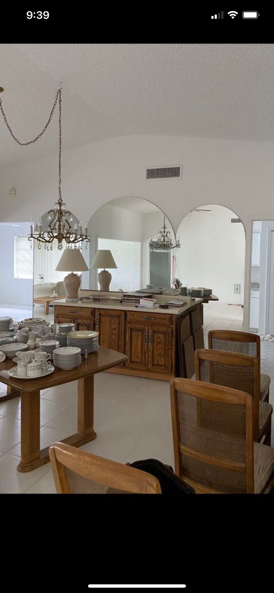 3 Set of Mirrors Oval shaped Already removed from the wall asking $380. All Obo today