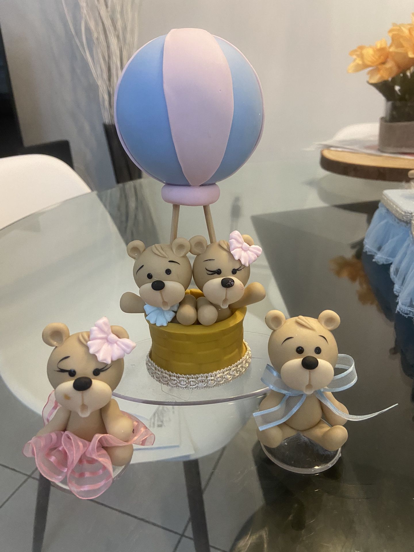 Gender Reveal Decoration For Cake