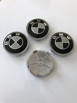 Wheel Center Caps Fits BMW Rims 68mm Thumbnail