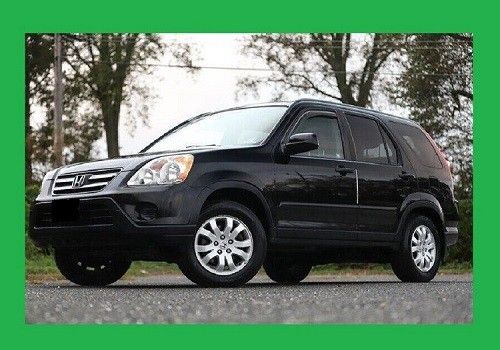 BLACK 2005 HONDA CRV