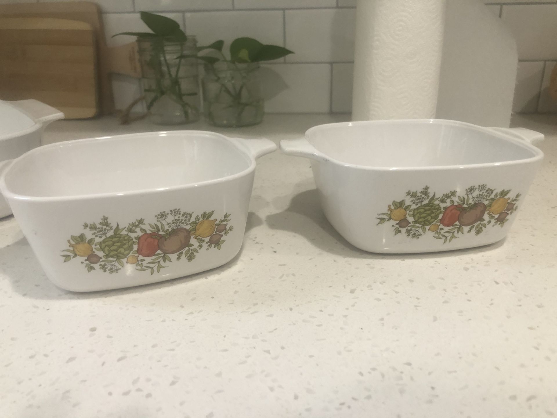 Vintage Corningware Cooking Dishes