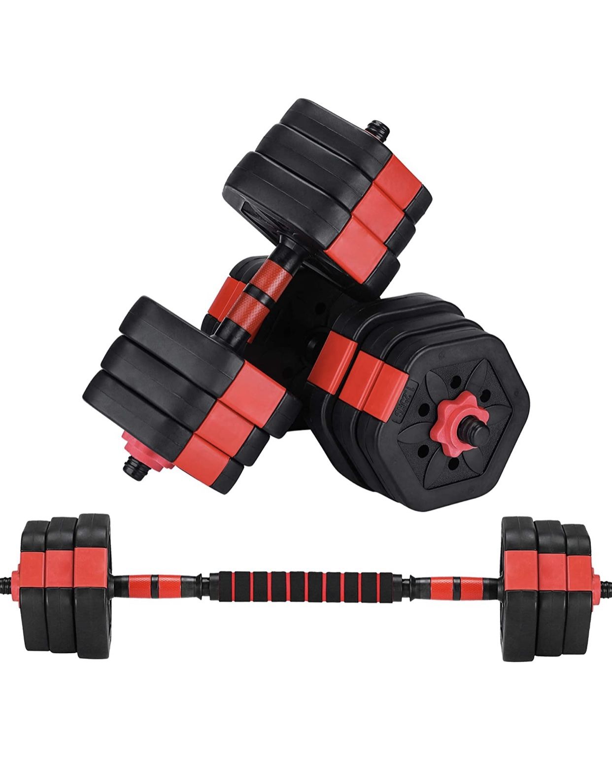 Adjustable Dumbells/ Barbell Set