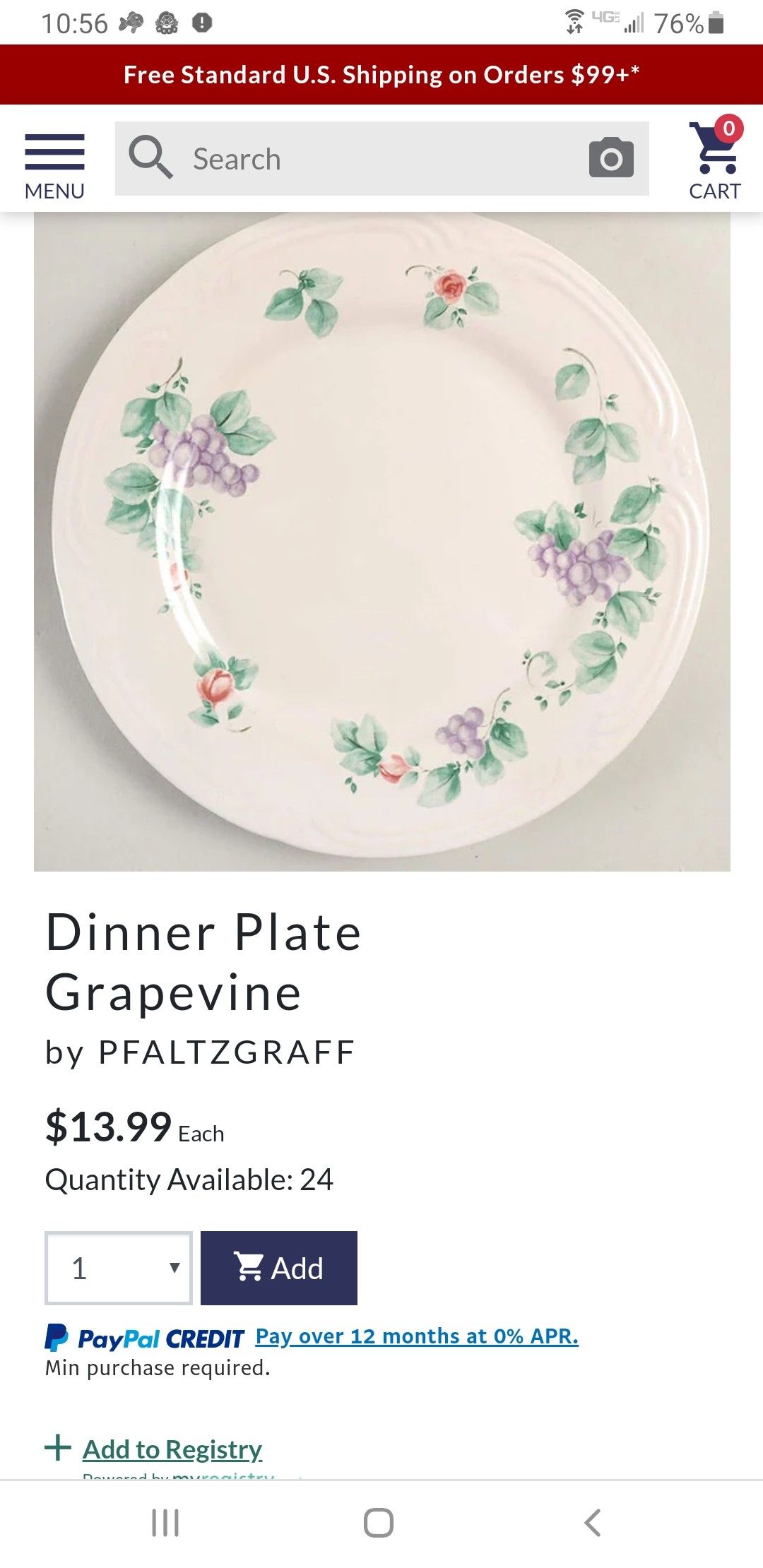 Pfaltzgraff dishes