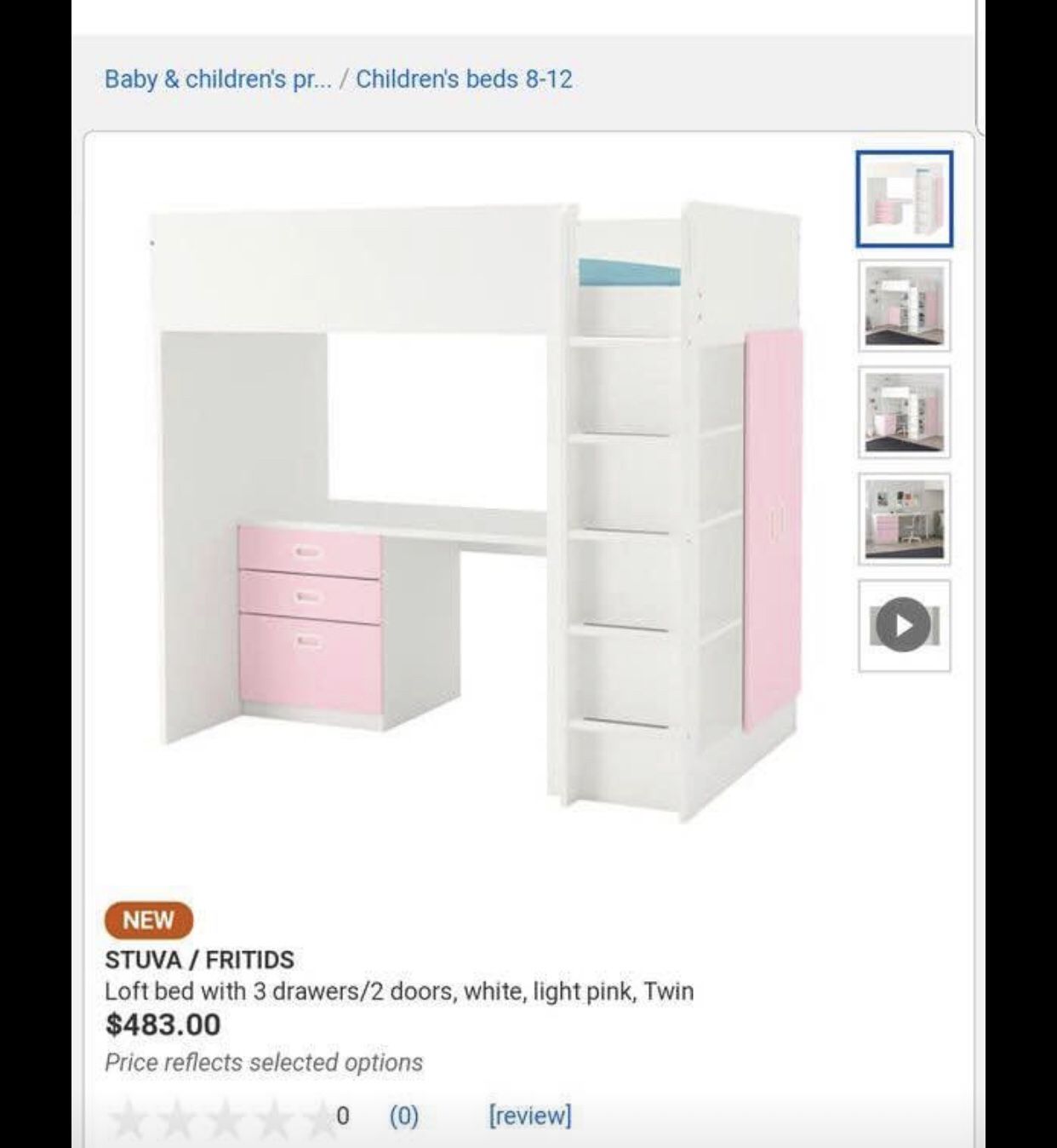 Ikea Smastad Loft Bunk Bed For Sale In Oakland Park Fl Offerup