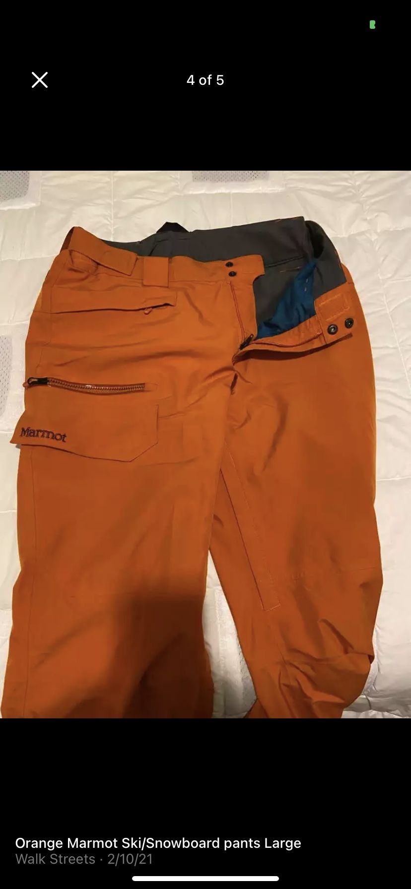 Ski Snow Snowboard Snowmobile Pants - Large