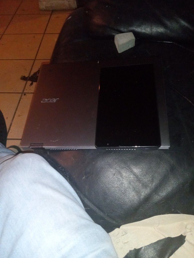 Acer Chromebook And Blu Tablet 