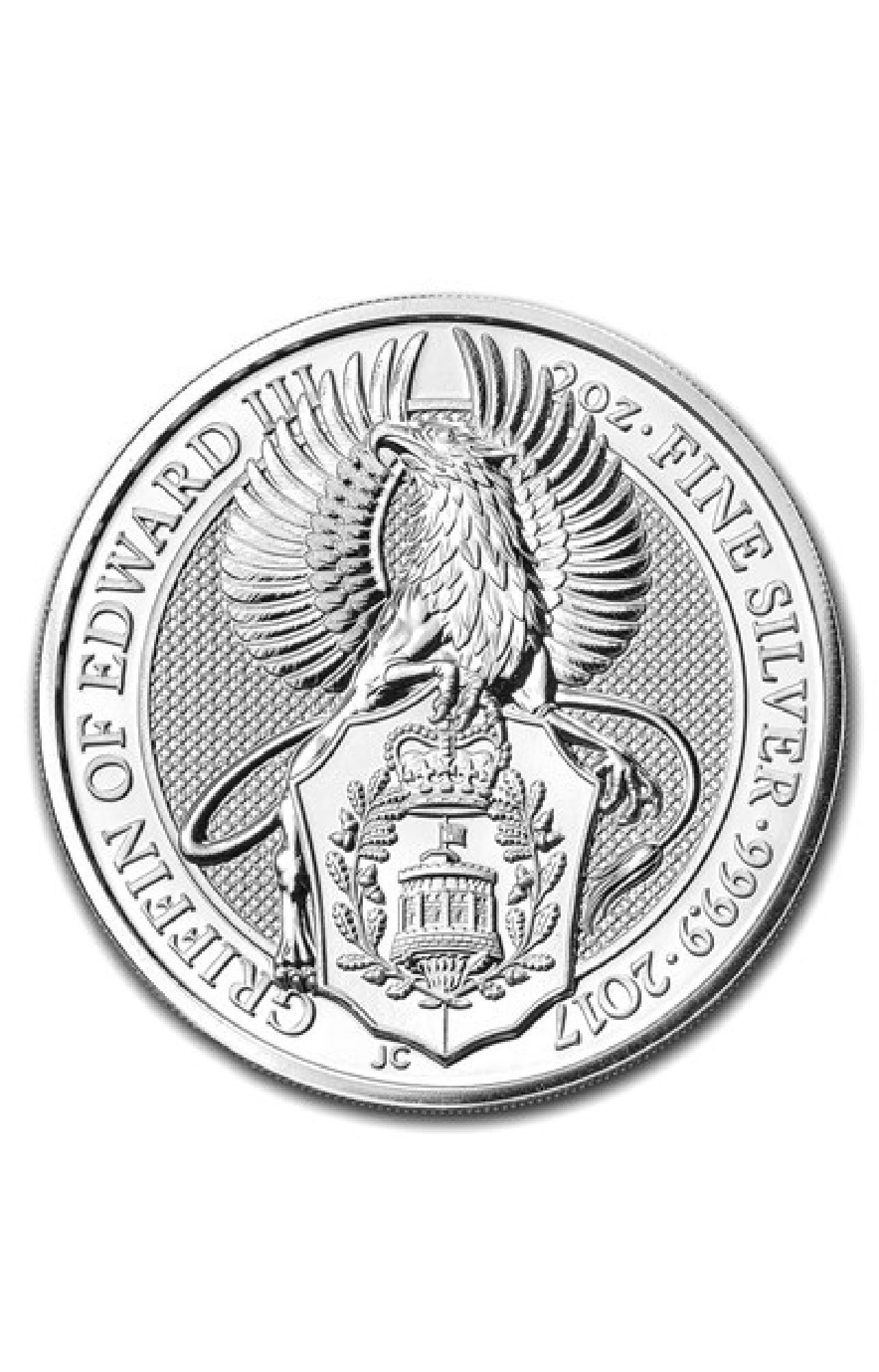 2017 Great Britain 2 oz Silver Queen’s Beasts The Griffin