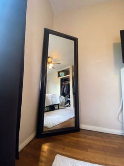  Wood Finish Mirror (5’10”x2’3” We Can Deliv) Thumbnail