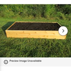 Brand New In Box Raised Cedar Bed For Garden  Thumbnail