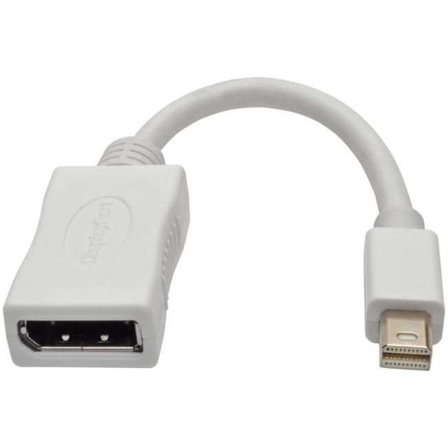 TRIPP LITE P139-06N-DP-V2B 6IN MINI DISPLAYPORT TO DISPLAYPORT ADAPTER CONVERTER 4K@60HZ 6