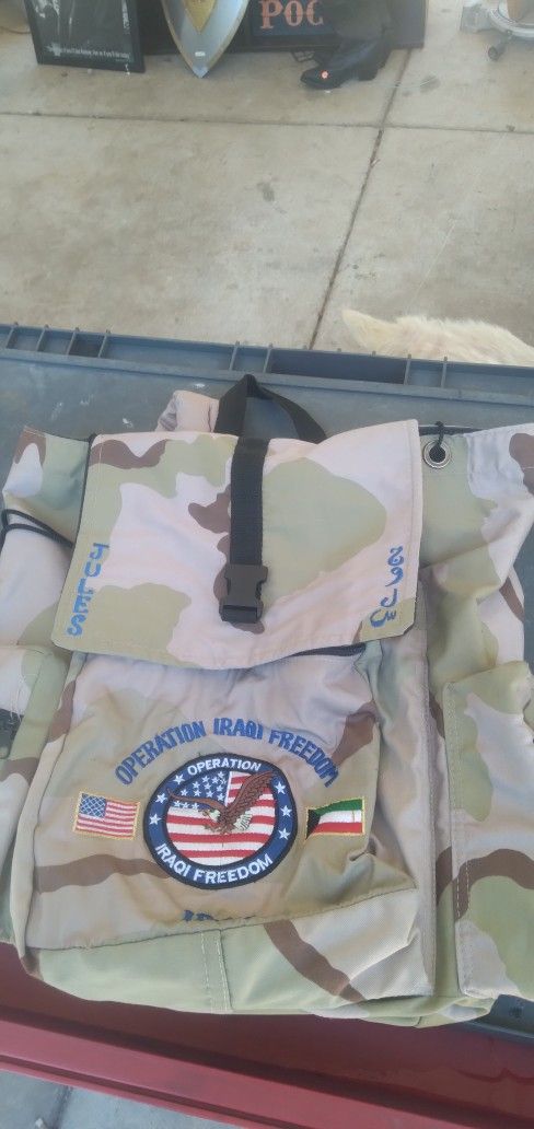 Operation Iraqi Freedom Bookbag