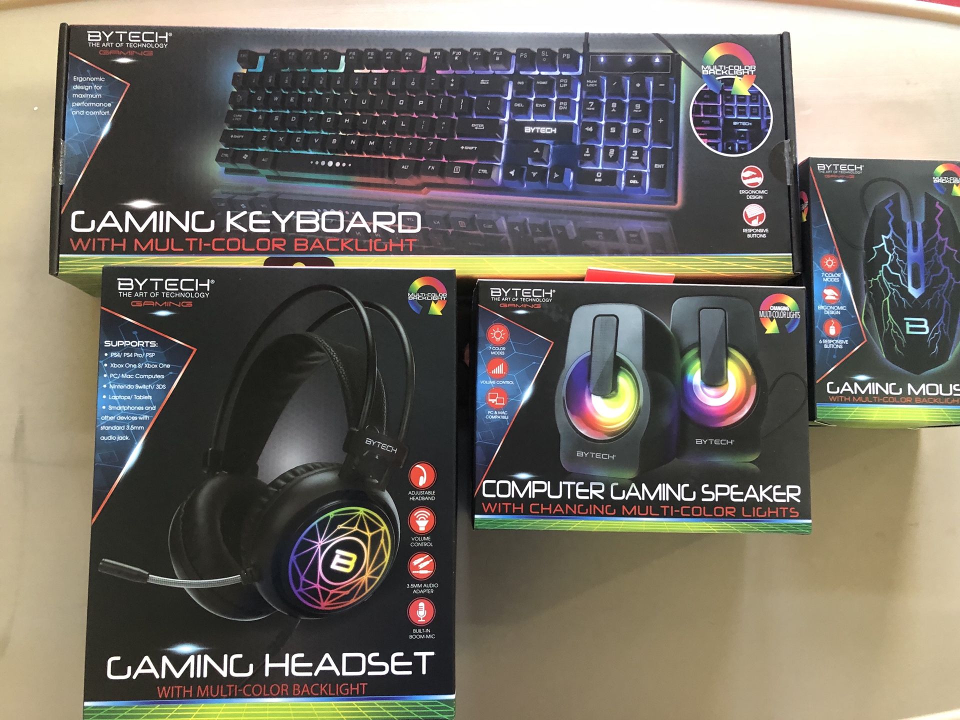 Bytech Gaming Speaker Keyboard W Mouse Headset Combo For Sale In Las Vegas Nv Offerup