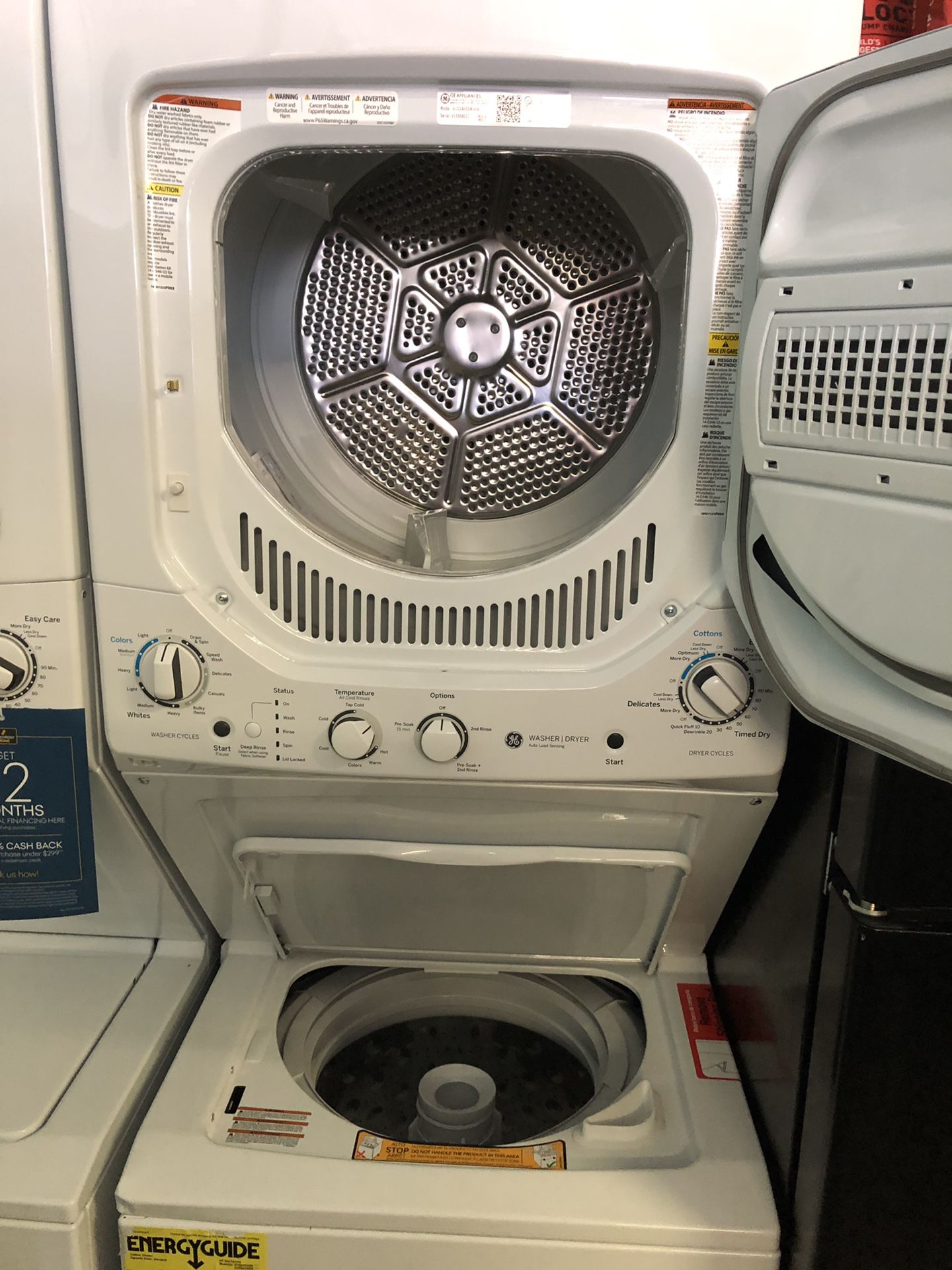 Brand New Scratch N Dent 24” Stack Washer Dryer