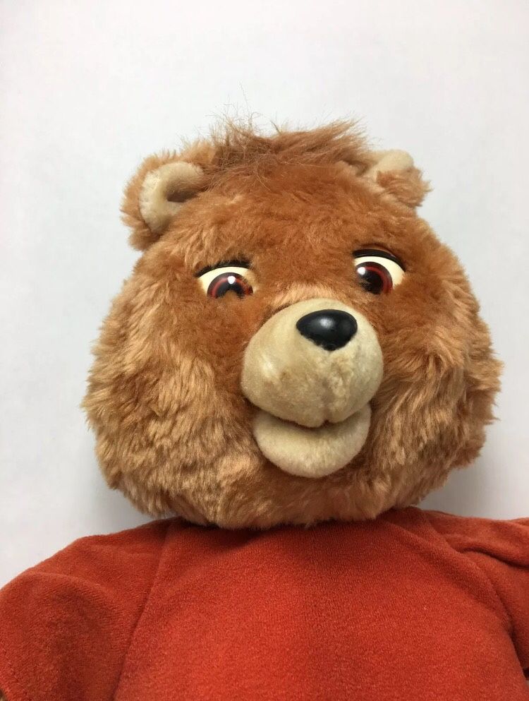 Vintage Retired 1984-1985 TEDDY RUXPIN Talking Toy Bear With Tape (The Airship) Works DS USA Sound Works