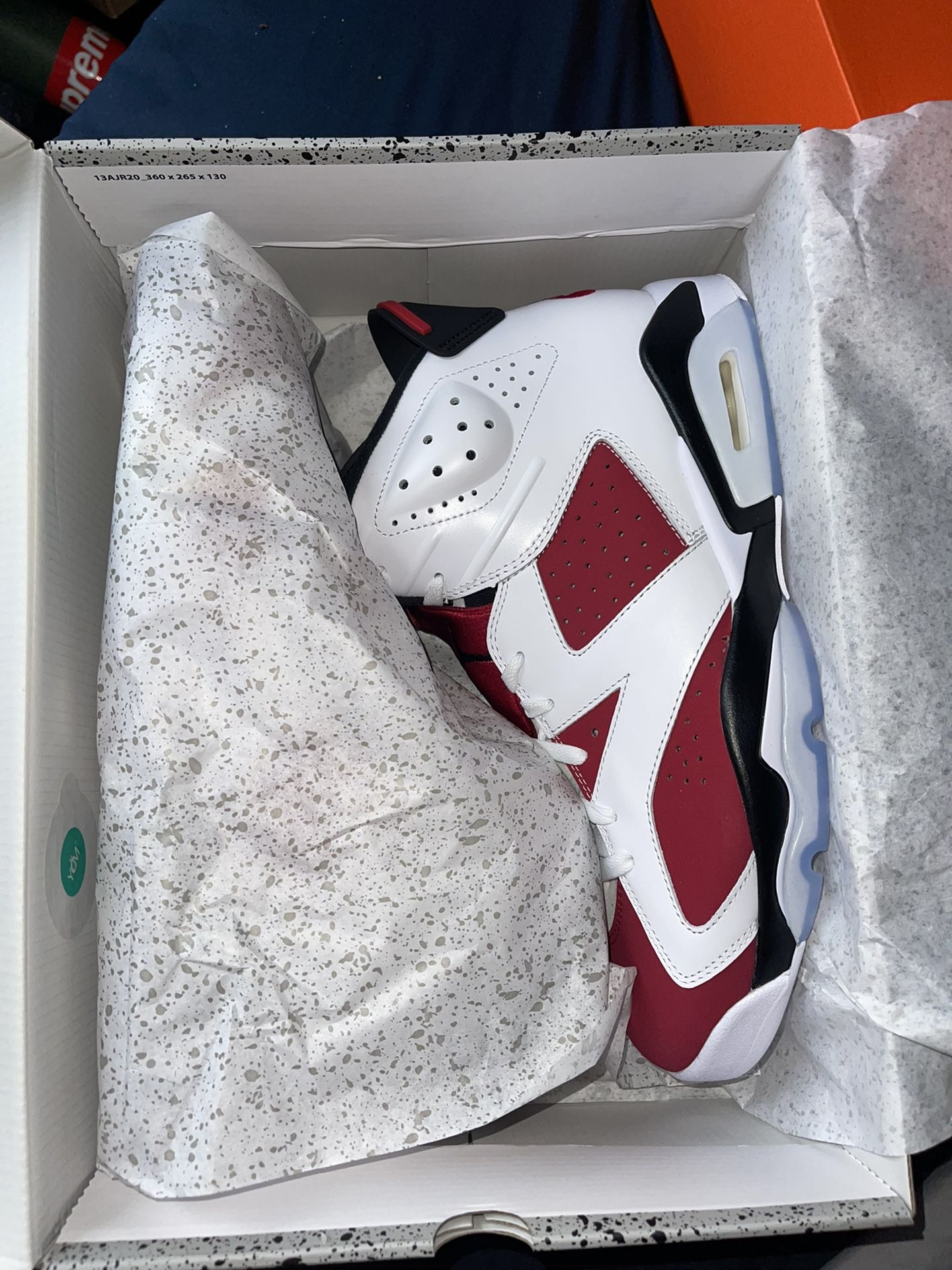 Carmine 6 Retro Jordan Size 12 And 14