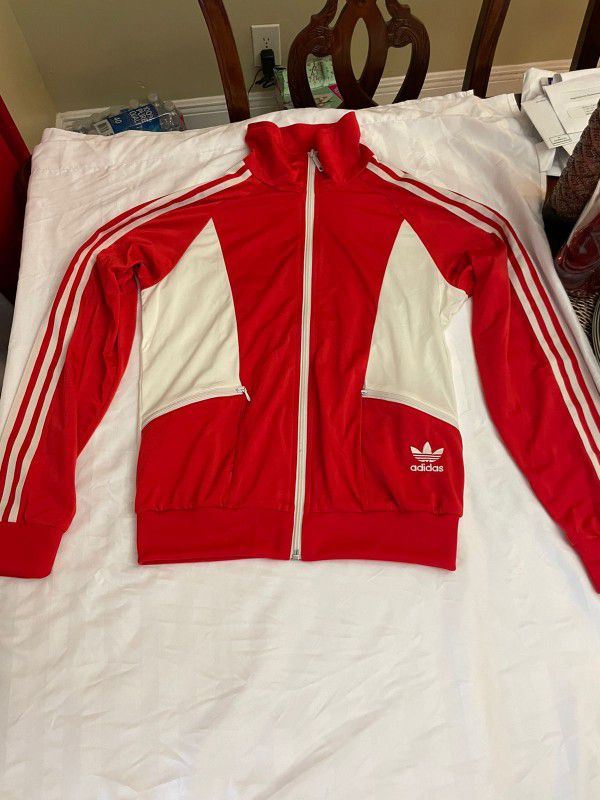 Adidas Red/Off White Jacket