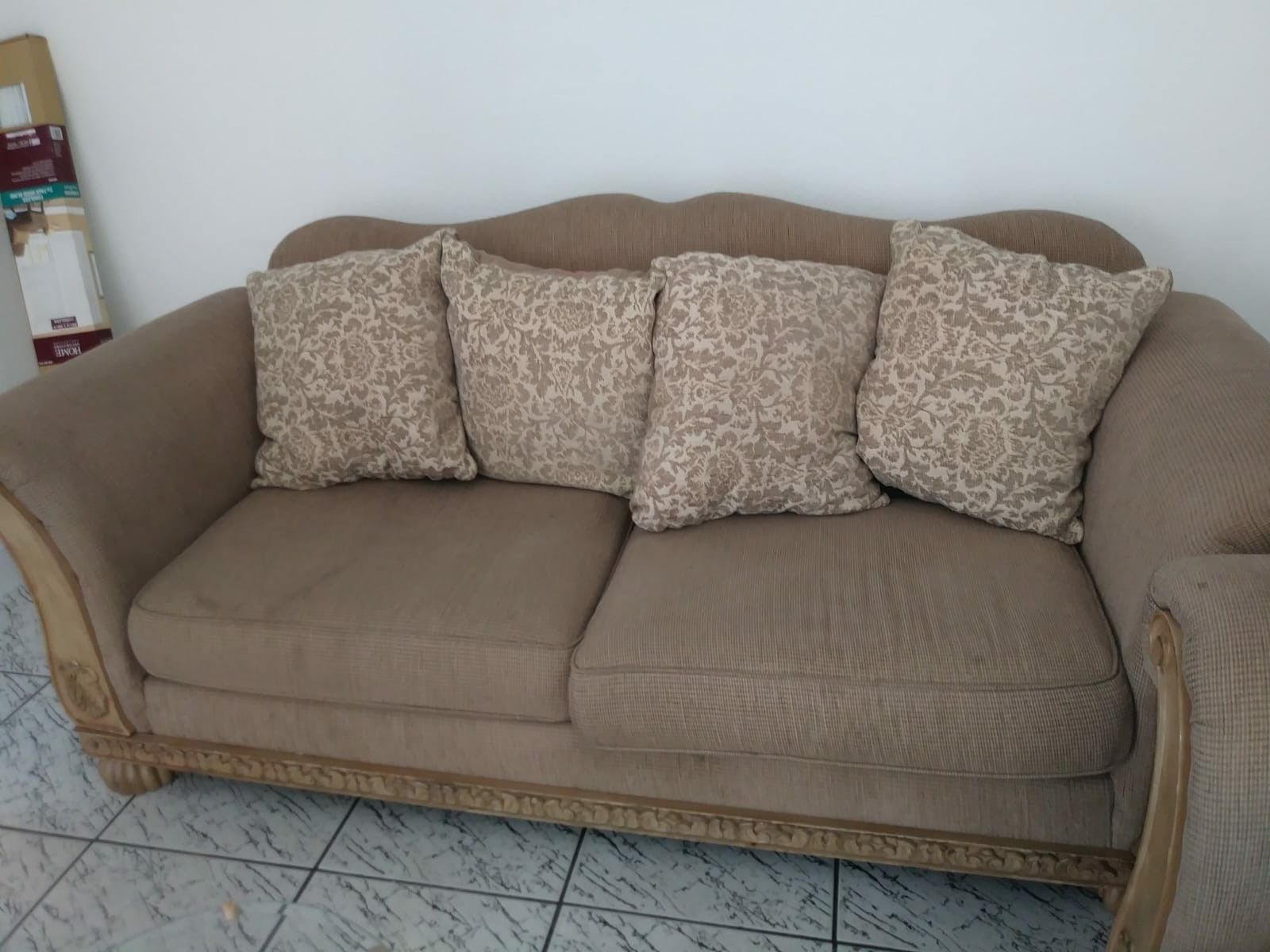 Sofa love seat and chair
