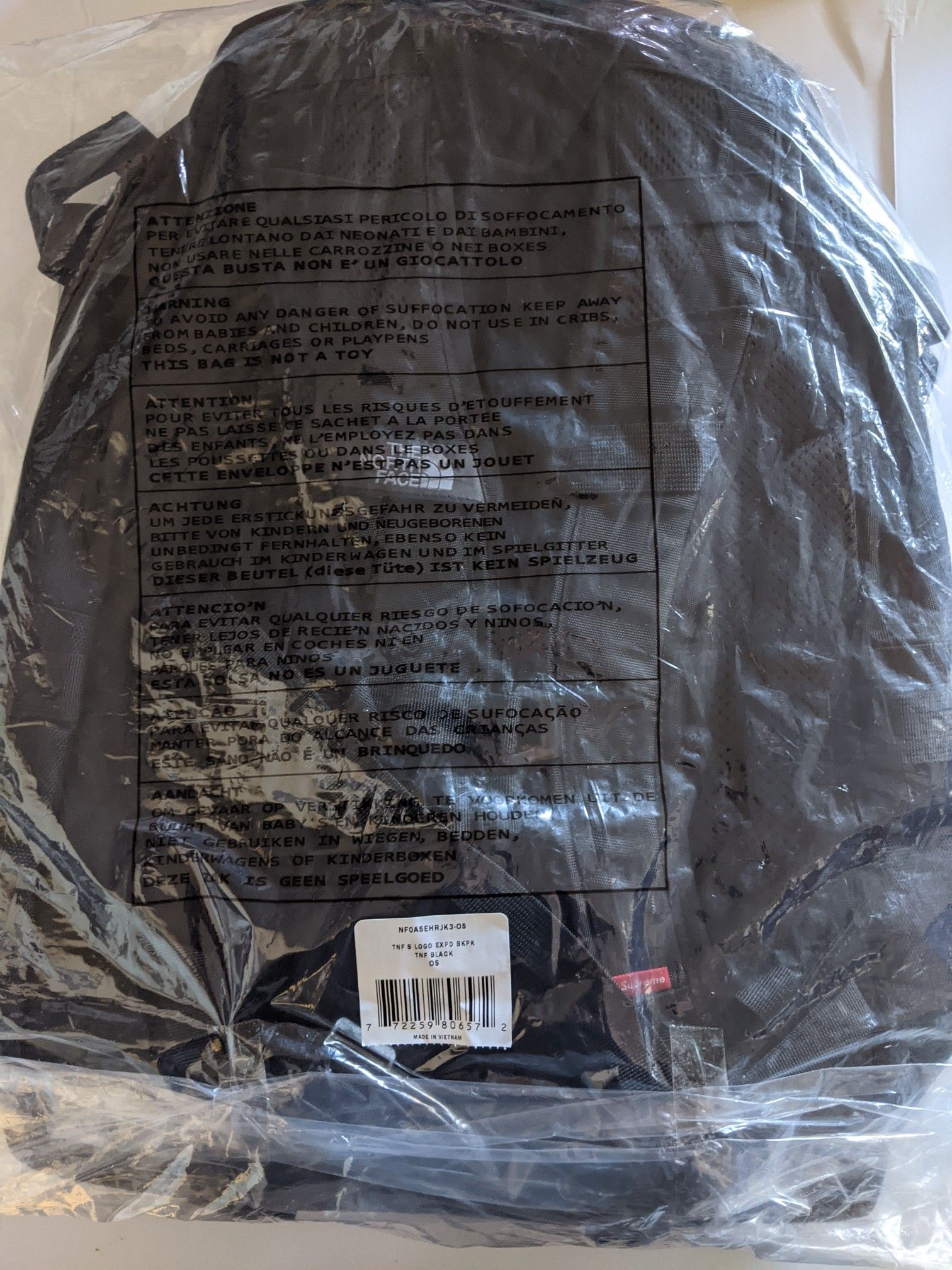 Supreme The North Face S logo expedition backpack blac