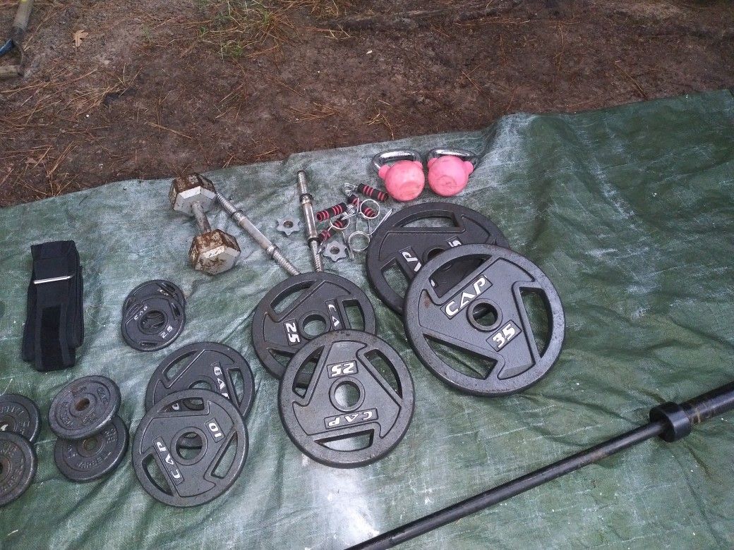 Cap weight set