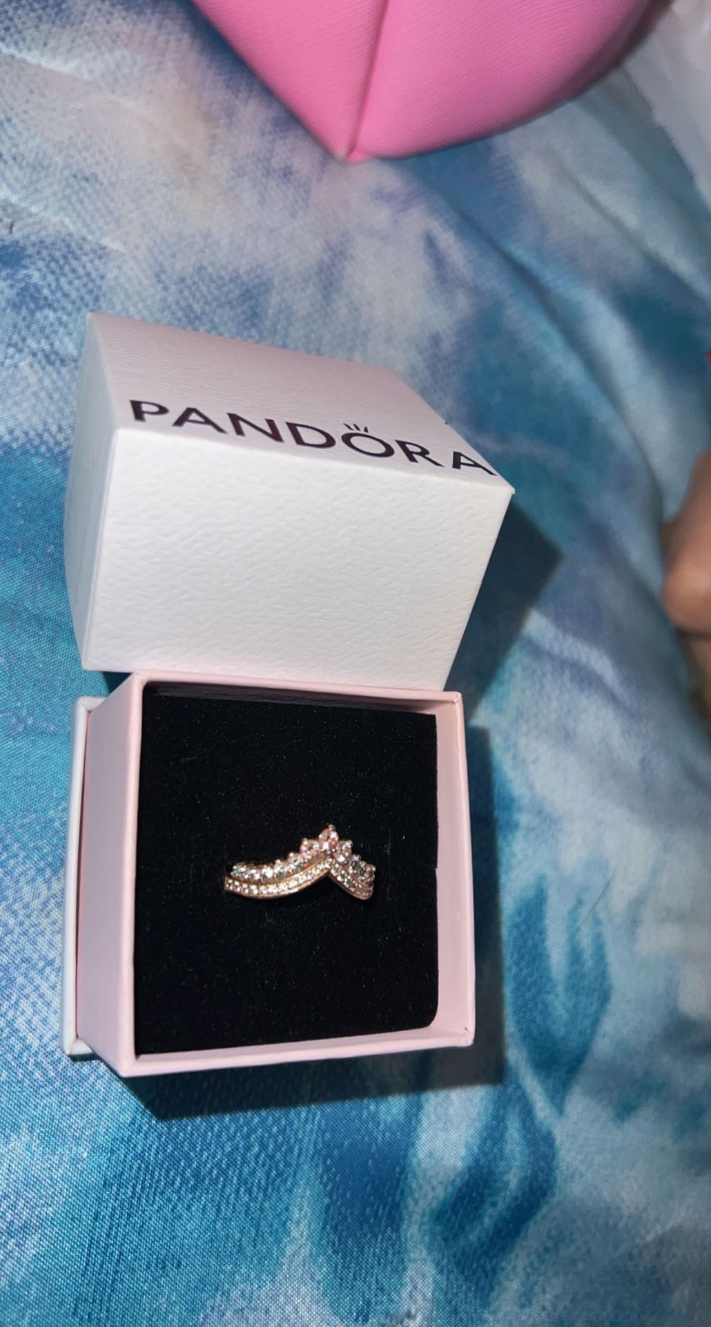 Rose Gold Tiara Pandora Ring
