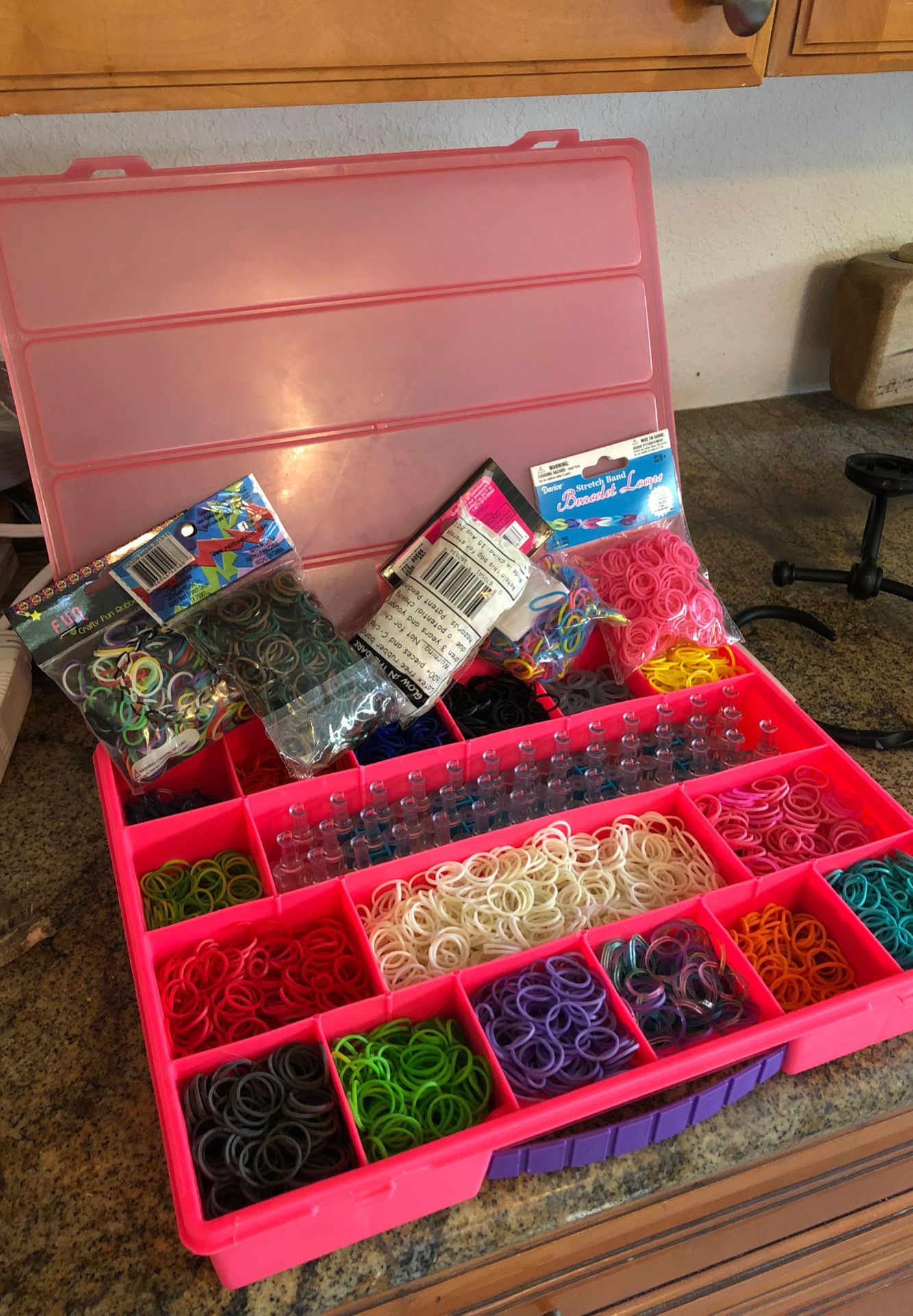 Rainbow Loom supplies
