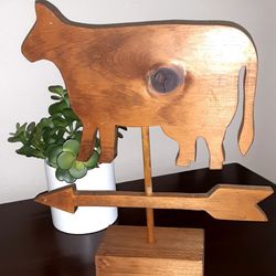 Cow Weathervane- Check My Page For More Decor  Thumbnail