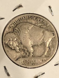 Buffalo Nickel Type 1 -1913 D Thumbnail
