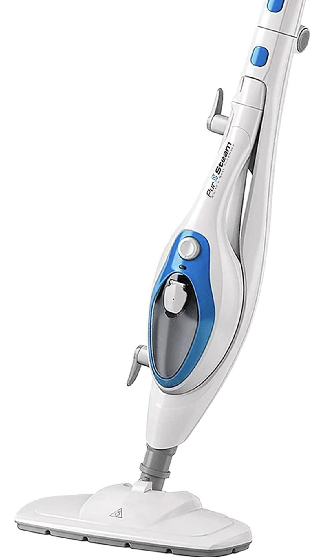 New PurSteam Steam Mop Cleaner 10-in-1 with Convenient Detachable Handheld Unit