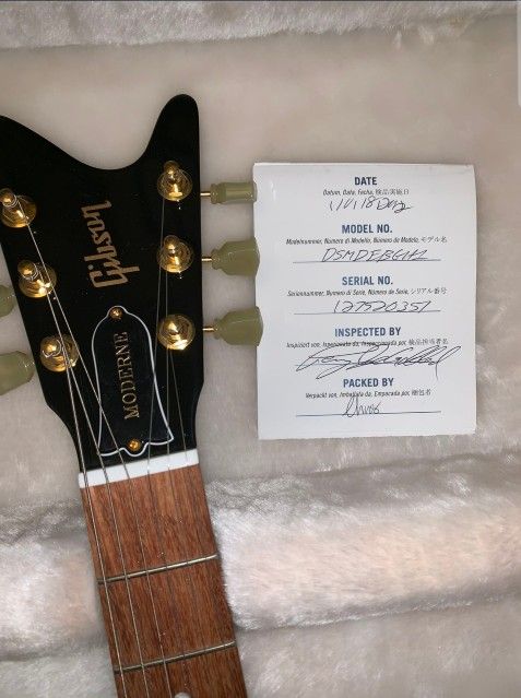 Gibson Moderne Ebony 2012