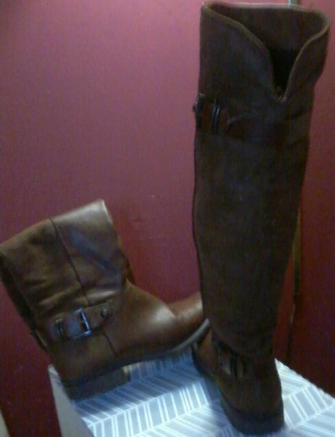 Aldo brand brown boots; Size 8