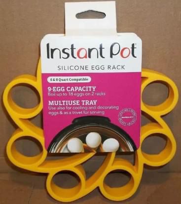 NEW - Instant Pot Silicon Egg Rack for Pressure Cookers